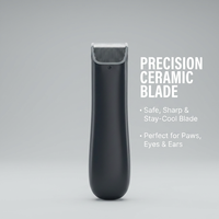 Tondeuse pour animaux de compagnie Shernbao PGT-420 Mini rechargeable en acier inoxydable avec lumière LED pour un toilettage de précision