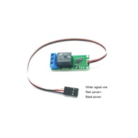Taidacent Contrôleur de lumière de navigation haute tension 3.3V 5V 12V K1 1CH PWM Relais de signal de télécommande pour avion RC