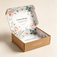 Boîtes en carton pour aliments, boîtes pliables, finition mate, carton personnalisé, blanc, noir, bleu, logo floral, cadeau cosmétique