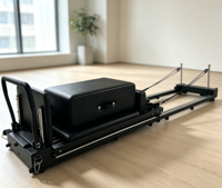 Machine de Pilates pliable en aluminium avec accessoires complets pour la maison et le studio – Équipement de fitness pour l'entraînement corporel et le renforcement du tronc