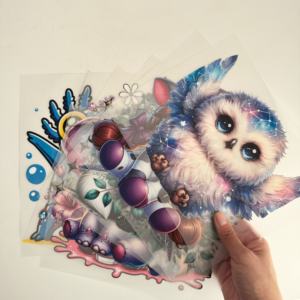 Transferts DTF en gros de 10 pouces, motif tortue de mer anime, transferts thermiques PET pour t-shirts, lavables et durables, sérigraphie - Product Image 3