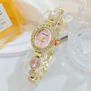 <span class=keywords><strong>Orologio</strong></span> al Quarzo di <span class=keywords><strong>Lusso</strong></span> per <span class=keywords><strong>Donna</strong></span> con Zirconi Incastonati, <span class=keywords><strong>Orologio</strong></span> in Lega con Gemme Colorate e Diamanti - Product Image 3