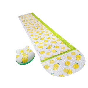 Outdoor PVC Inflatable <b>Slip</b> N <b>Slide</b> for Adults and Kids Custom-Size Double Lane Splash Water <b>Slide</b> for Backyard Entertainment - Product Image 4