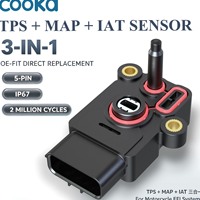 Capteur de position de papillon 3-en-1 (TPS, MAP, IAT) à 5 broches, remplacement OEM pour scooter Honda Vision110 Dio110 Lead110