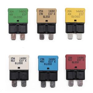 Disjoncteurs à réinitialisation automatique E37 5A/ 10A/ 15A/ 20A/ 25A/ 30A, disjoncteurs ATC/ATO à profil bas, 12V DC, pour voiture, marine, camping-car, solaire - Product Image 1