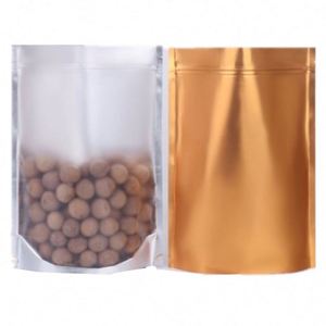 Sacs en aluminium alimentaire avec logo personnalisé 22x29cm, étanches, thermoscellables, pour emballage et stockage, pack promotionnel - Product Image 1