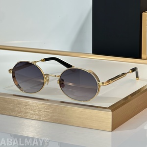 Gafas de Sol MAY the Orang 53-21-145 de Alta Calidad para Hombre y Mujer, Diseño Clásico Punk de Lujo, Titanio UV400, con Caja - Product Image 1