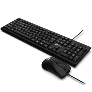 Nuevo juego combinado de teclado ergonómico Usb con cable para juegos Pc, ratón para ordenador para Gamer - Product Image 4