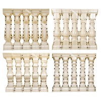 Moules à balustrades et garde-corps en plastique ABS de style européen pour balcons et villas, en béton et ciment, très demandés