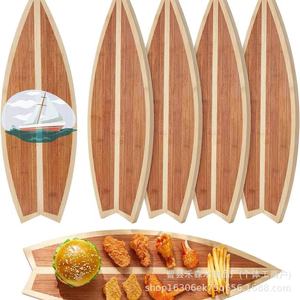 Tabla de cortar de madera hecha a mano, bandeja de madera maciza para exhibir alimentos y uso en charcuterías. - Product Image 5