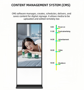 2025 Trung Quốc nhà máy thiết kế mới 43 "50" 55 "65" CMS miễn phí điều khiển từ xa Andorid/ Windows tầng thường vụ kỹ thuật số kiosk - Product Image 3