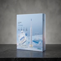 Boîte d'emballage pour brosse à dents en carton recyclé, impression personnalisée, boîte cadeau écologique rigide pour brosse à dents électrique domestique