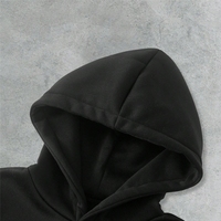 Sweatshirt Katun Unisex Berkilau dengan Lengan Panjang, Hoodie Berkerudung Y2K Logo Kustom Musim Dingin, Bordir & Cetak Digital
