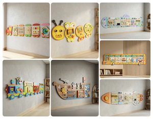 Juguete Educativo de Cohete Espacial de Madera Contrachapada de Abedul para Montar en la Pared, Diseño que Ahorra Espacio para Decoración de Pared de Jardín de Infancia, Aprendizaje STEM de Astronomía, Seguro - Product Image 3