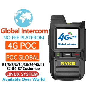4G PoC Internet <strong>Two</strong>-<strong>Way</strong> Radio MINI Sim Card Global-<strong>Intercom</strong> Walkie Talkie Long Range 5000km Pair (no Fee) <strong>Intercom</strong> Platform - Product Image 2