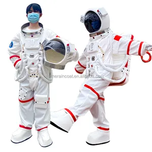 Traje espacial de astronauta adulto, traje de cabeza de simulación para niños, espectáculo aeroespacial, disfraz de muñeca