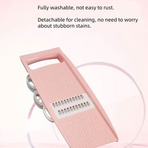 5 - Blade <b>Vegetable</b> Slicer Shredder Set with Hand Protector, Only 170g - Product Image 5