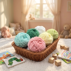 Kit Fai-da-Te <span class=keywords><strong>per</strong></span> Animali all'Uncinetto in Ciniglia, Design Personalizzato, Pacchetto Materiali Amigurumi, Kit Giocattoli Morbidi in Peluche <span class=keywords><strong>per</strong></span> Principianti - Product Image 4