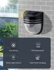 Hk Mistai luz Solar lámpara de pared Led Sensor paisaje 3000K-6000K Led impermeable Ip65 para iluminación de pasillo hogar patio Villa Park - Product Image 2