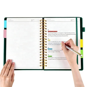 Caderno Diário de Leitura com Capa Dura de Couro Personalizada para Atacado, com Páginas Pontilhadas e Índice - Product Image 2