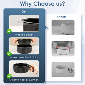 Juego de 6 Recipientes para Alimentos, Tazones de Plástico para Almacenamiento, Tazón para Ramen Apto para Microondas, Tazón para Fideos Instantáneos de Paja de Trigo con Palillos - Product Image 5