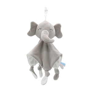 Offre Spéciale tricoté Babi lapin Snuggler couette 200TC fil compte Animal microfibre Logo personnalisé sommeil jouet serviette couverture - Product Image 3