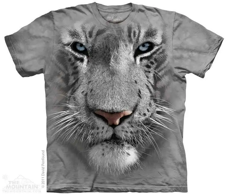 Camisetas personalizadas de poliéster Animal Lion Unisex con estampado 3D para hombre, camiseta de gran tamaño con estampado 3D para hombre