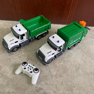 <span class=keywords><strong>Camion</strong></span> à ordures électrique <span class=keywords><strong>RC</strong></span> 1/12 avec <span class=keywords><strong>poubelle</strong></span>, jouet de voiture sanitaire 11 canaux, ensemble de jouets écologiques avec lumières et sons - Product Image 6