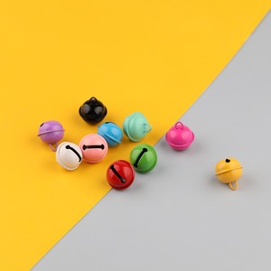 22mm Painted Bell Iron Craft Supply For Jewelry Keychain Pet <b>Accessories</b> Round <b>Baking</b> Paint Finish - Product Image 2