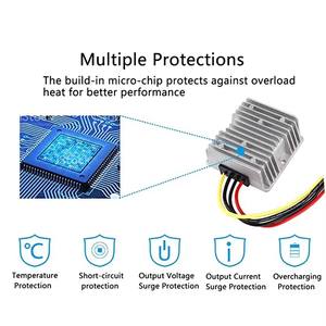 Convertidor Elevador de Voltaje CC de 12V 24V a 48V, Impermeable, <span class=keywords><strong>1</strong></span>-10A, para Aplicaciones de Motor - Product Image 4