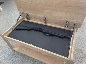 Facile da installare a parete botola 2 toni ripiano galleggiante con chiusura a cassetto nascosto - Product Image 3