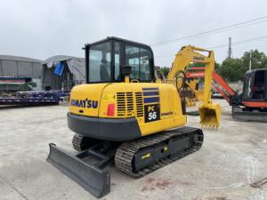 Komatsu มือสองรถตักตีนตะขาบ PC56 5.6ตันของญี่ปุ่นแกนมือสองรวมถึงมอเตอร์เกียร์แบริ่ง EPA ตามมาตรฐาน - Product Image 2