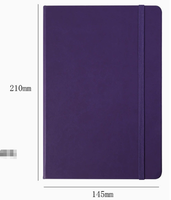 Libreta de Negocios A5 de Cuero PU con Banda Elástica, Diseño de Alta Calidad