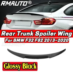 สปอยเลอร์หลังทรง M4 สำหรับ BMW ซีรีส์ 4 รุ่น F32 F33 F36 ชุดแต่งสปอยเลอร์หลังรถยนต์ BMW F32 อุปกรณ์ตกแต่งรถยนต์ สปอยเลอร์ฝากระโปรงท้าย - Product Image 1