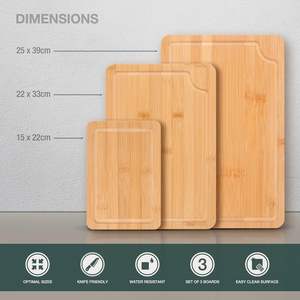 Ensemble de planches à découper en bois de teck épais personnalisable, logo laser, outils de cuisine pour hacher et servir la viande - Product Image 2