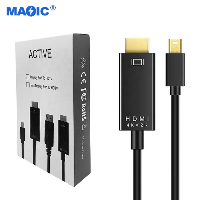 Cables Commonly Used Accessories Mini  Dp to hdmi Converter Adapter Cable Mini  to hdmi 4k 60hz
