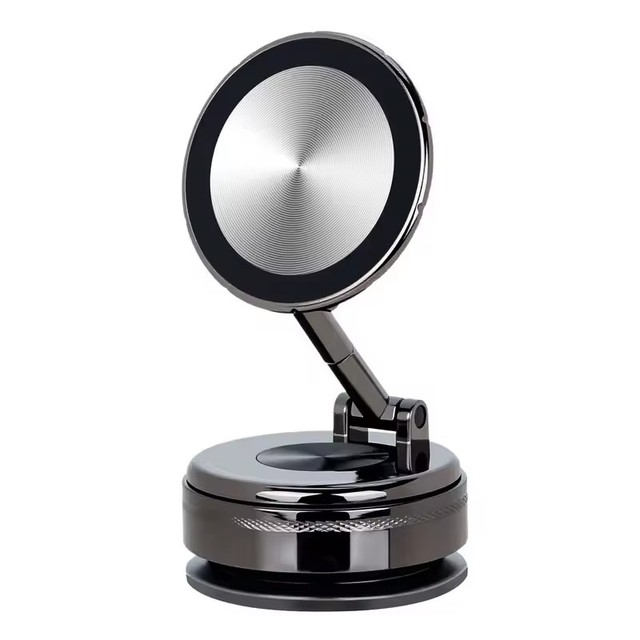 Metal Vacuum Suction Cup Car Phone Holder Navigation Universal Mount for Mobile Phones Vehicle Magnetic Absorption Stand