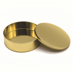 Premium Big Round Food Grade Metal Can Candy Chocolate Biscuit Cookie Storage <strong>Cake</strong> <strong>Tin</strong> - Product Image 4