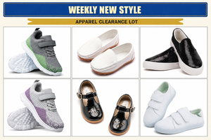 Lote Mixto Aleatorio al por Mayor de Zapatos para Niños y Niñas: Zapatillas Sin Cordones, Sandalias, Mocasines, Zapatos de Lona y Tenis - Suministro a Granel - Product Image 5