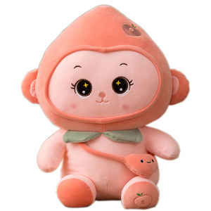 35cm màu hồng đào khỉ Thú nhồi bông đồ chơi sang trọng Kawaii mềm Squishy Khỉ đồ chơi sang trọng - Product Image 1