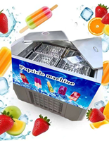 Machine à fabriquer des sucettes glacées commerciales, machine à fabriquer des bâtonnets de glace, machine à fabriquer des sucettes glacées, machine à glaces en acier inoxydable, distributeur automatique de glaces