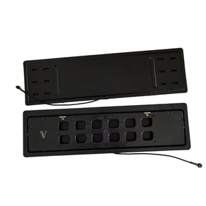 Cadre de plaque d'immatriculation de voiture, cadre de plaque d'immatriculation européen télécommandé pour les normes russes/ukrainiennes - Product Image 6
