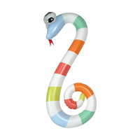 Bouée gonflable en forme de serpent pour enfants, bâton de flottation, jouet aquatique éducatif en PVC