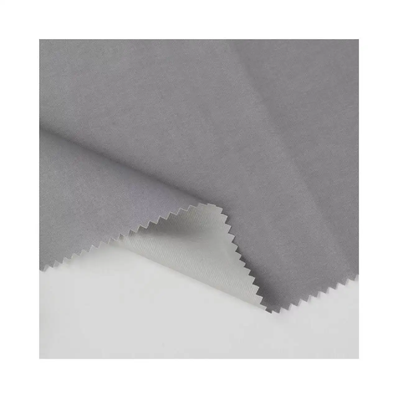 Tela de punto de jersey gris claro 20D Tela de punto unido PU película blanca unido 20D tela de Jersey único