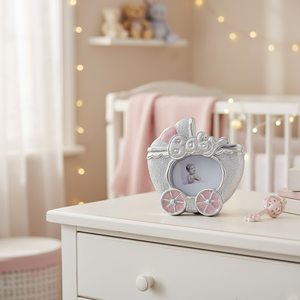 Cornice Portafoto Rosa 30mm in Resina con Design Diametrale - Product Image 3