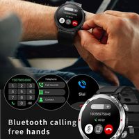 Montre connectée pour homme T30 BT Call, batterie de grande capacité 600 mAh, écran couleur HD 1,6 pouces 400*400, étanche IP68, écran intelligent pour homme
