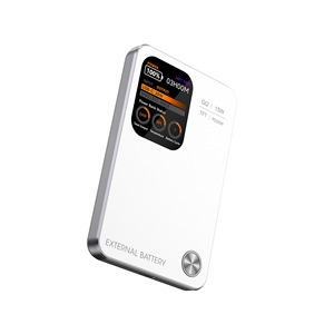 สินค้ามาใหม่ พาวเวอร์แบงค์ไร้สายแบบกำหนดเองได้ หน้าจอ TFT ความจุ 5000mah <span class=keywords><strong>3</strong></span> in 1 ชาร์จเร็วสุด 20W - Product Image 2