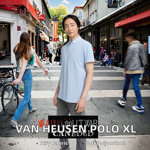T-shirt décontracté pour homme Van Heusen, en polycoton tricoté respirant, coupe classique (VSKPURGPV11498 Marron XL) - Product Image 2