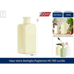 Barattolo in Vetro Lucido da 100ml con Cannuccia Decorativa - Product Image 1