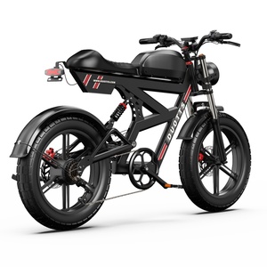 Vélo de montagne électrique pour adultes Duotts F20, confortable, avec double amortisseur avant et arrière, frein à disque à huile, lithium, haute vitesse - Product Image 5